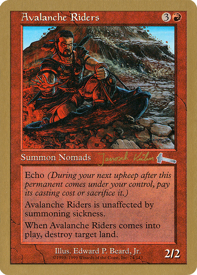 Avalanche Riders (Janosch Kuhn) [World Championship Decks 2000] | Gamers Paradise