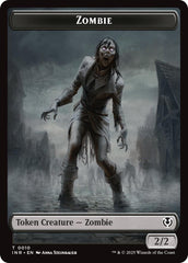 Zombie (0010) // Blood Double-Sided Token [Innistrad Remastered Tokens] | Gamers Paradise