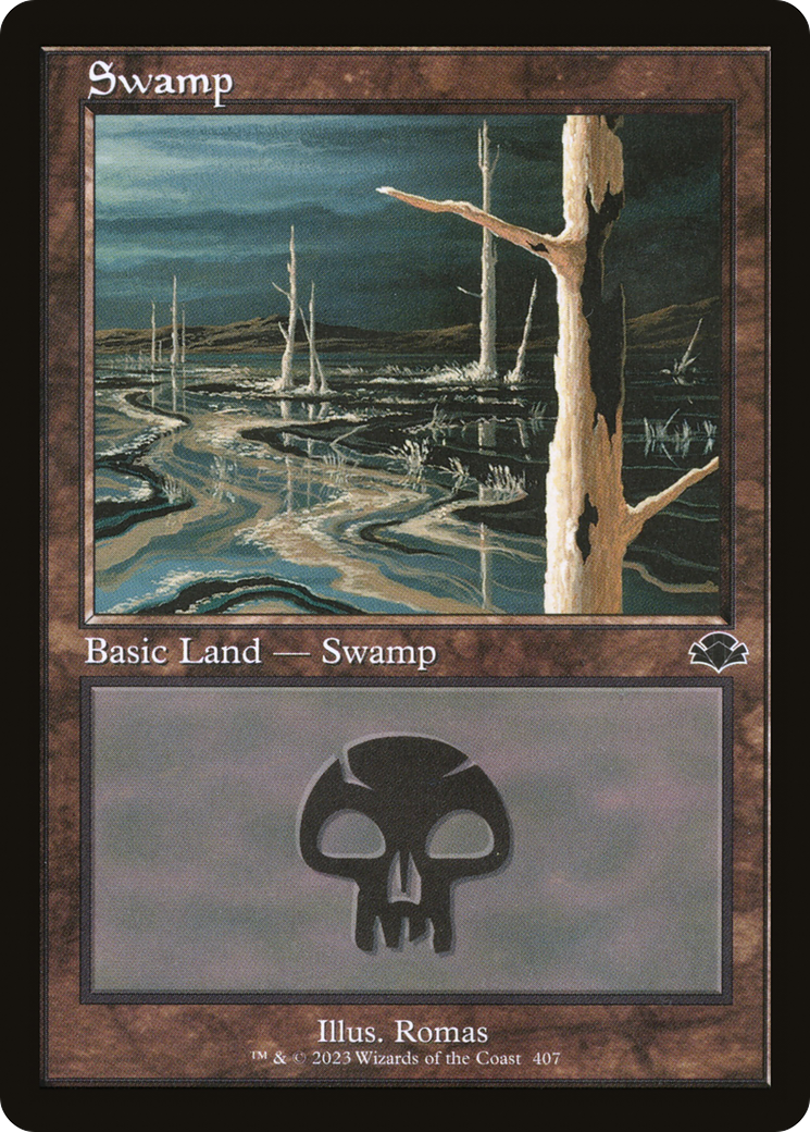 Swamp (407) (Retro) [Dominaria Remastered] | Gamers Paradise
