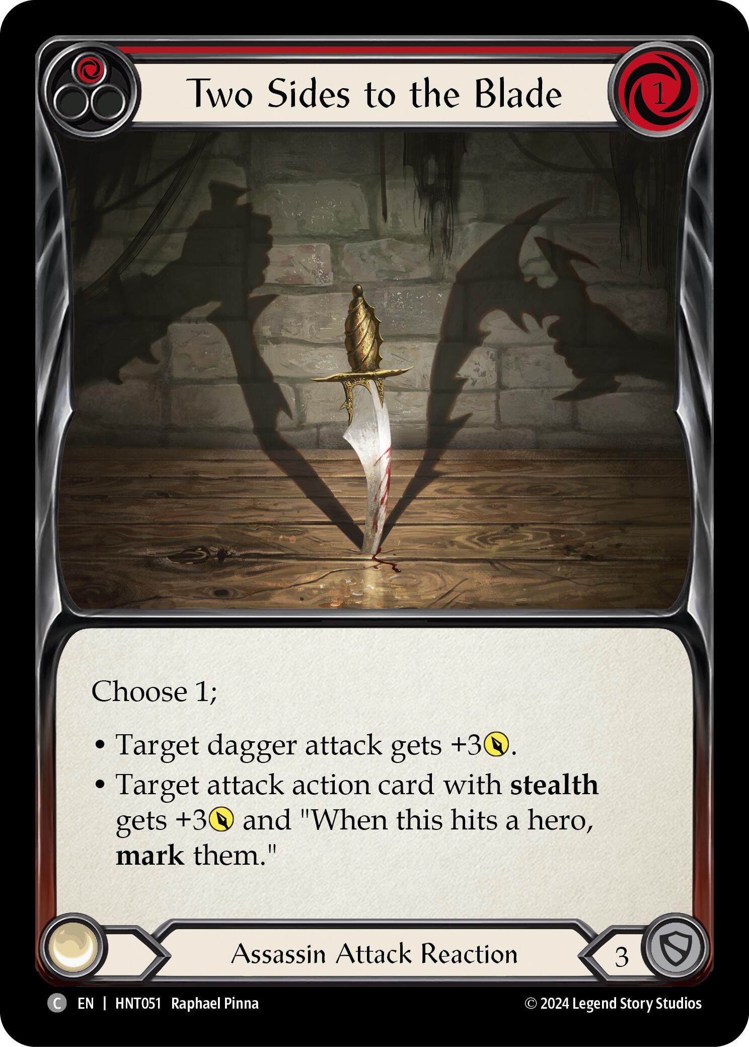 Two Sides to the Blade [HNT051] (The Hunted)  Rainbow Foil | Gamers Paradise