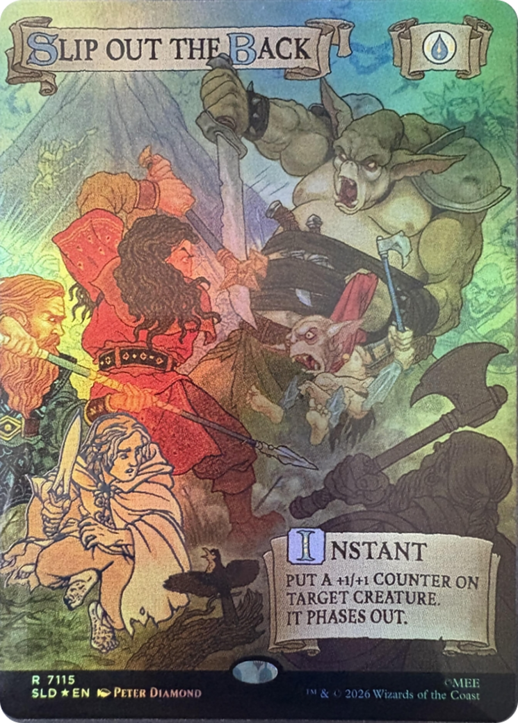 Slip Out the Back (Out Of Sight Foil) [Secret Lair Drop Series] | Gamers Paradise
