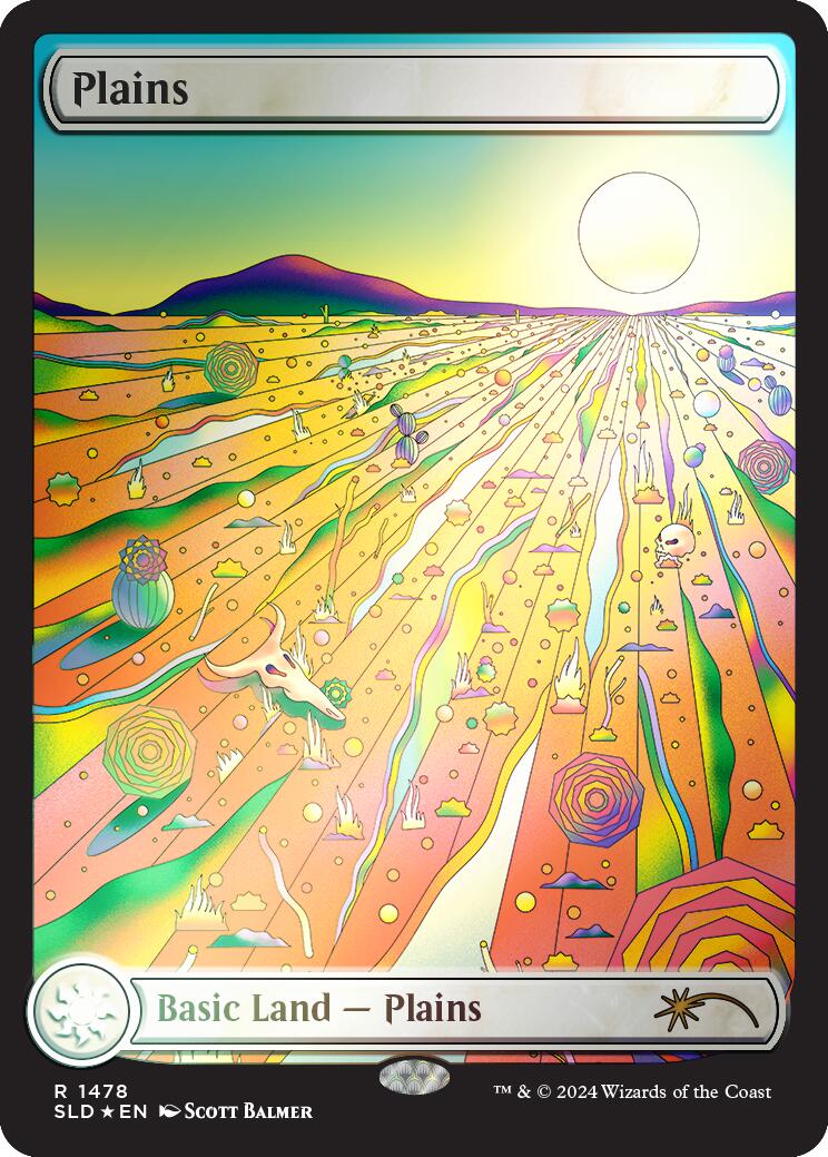 Plains (1478) (Rainbow Foil) [Secret Lair Drop Series] | Gamers Paradise