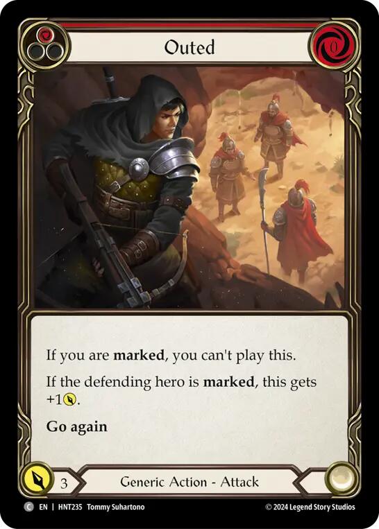 Outed [HNT235] (The Hunted)  Rainbow Foil | Gamers Paradise