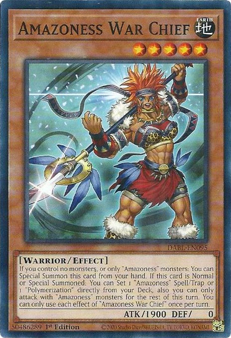Amazoness War Chief [DABL-EN095] Common | Gamers Paradise