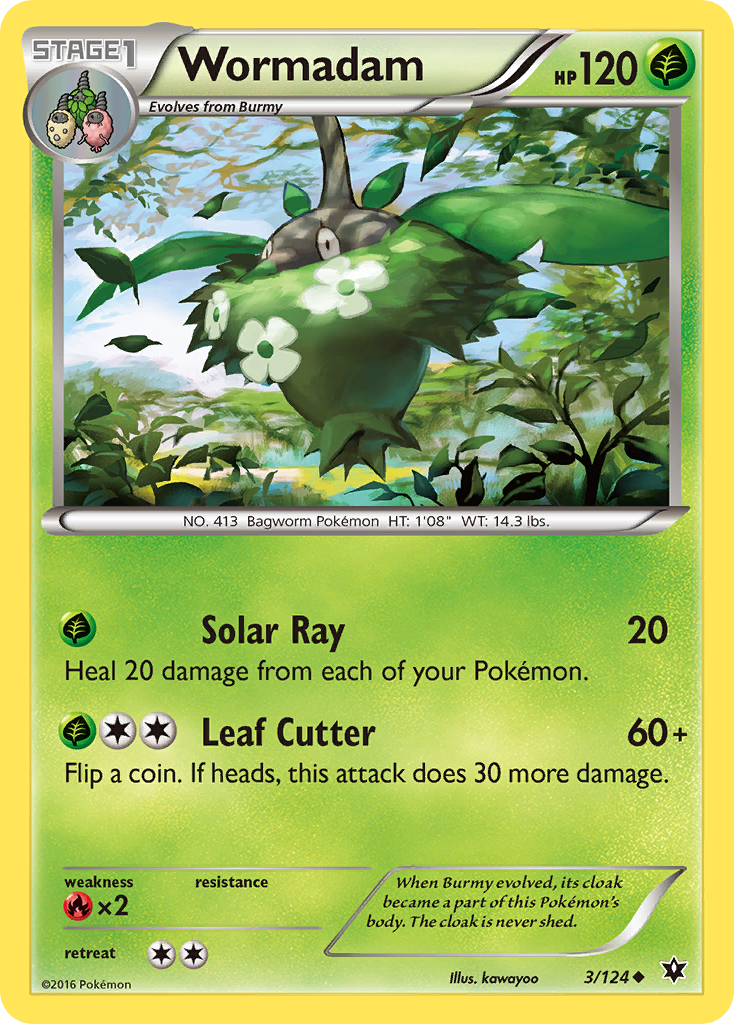 Wormadam (3/124) [XY: Fates Collide] | Gamers Paradise
