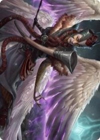 Firja, Judge of Valor Art Card [Kaldheim Art Series] | Gamers Paradise