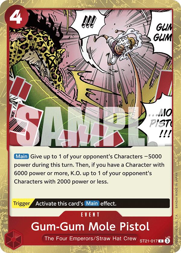 Gum-Gum Mole Pistol [Starter Deck EX: Gear 5] | Gamers Paradise