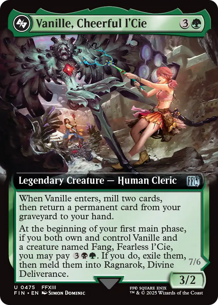 Vanille, Cheerful l'Cie // Ragnarok, Divine Deliverance (Extended Art) [FINAL FANTASY] | Gamers Paradise