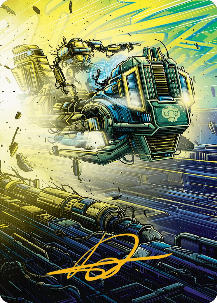 Guidelight Pathmaker Art Card (Gold-Stamped Signature) [Aetherdrift Art Series] | Gamers Paradise