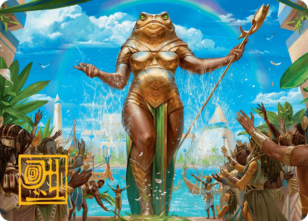 Sab-Sunen, Luxa Embodied Art Card (Gold-Stamped Signature) [Aetherdrift Art Series] | Gamers Paradise