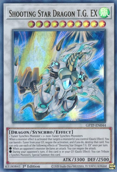 Shooting Star Dragon T.G. EX [GFTP-EN044] Ultra Rare | Gamers Paradise