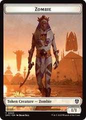 Champion of Wits // Zombie (0003) Double-Sided Token [Aetherdrift Tokens] | Gamers Paradise