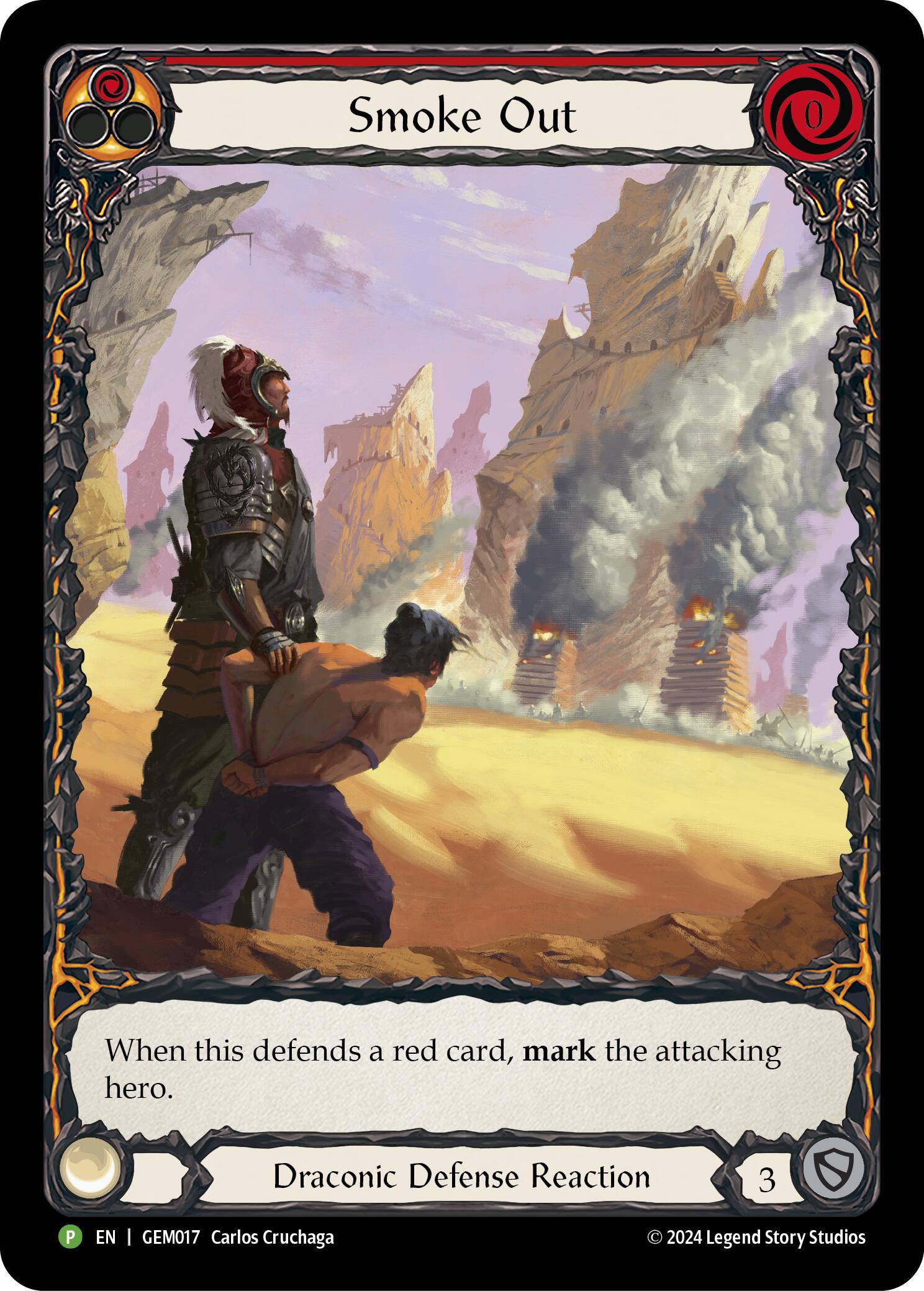 Smoke Out (Red) [GEM017] (GEM Pack 1)  Rainbow Foil | Gamers Paradise