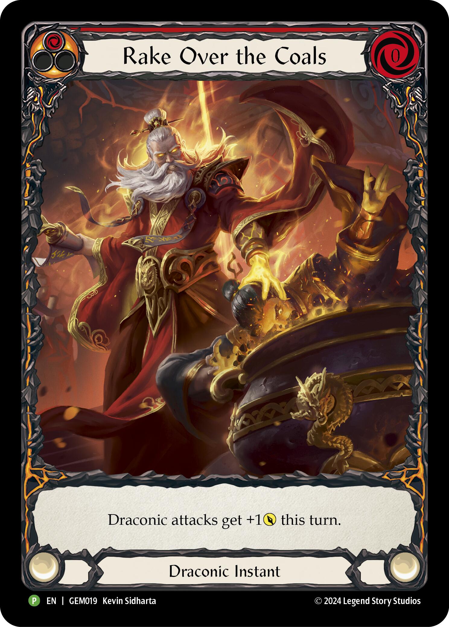 Rake Over the Coals (Red) [GEM019] (GEM Pack 1)  Rainbow Foil | Gamers Paradise