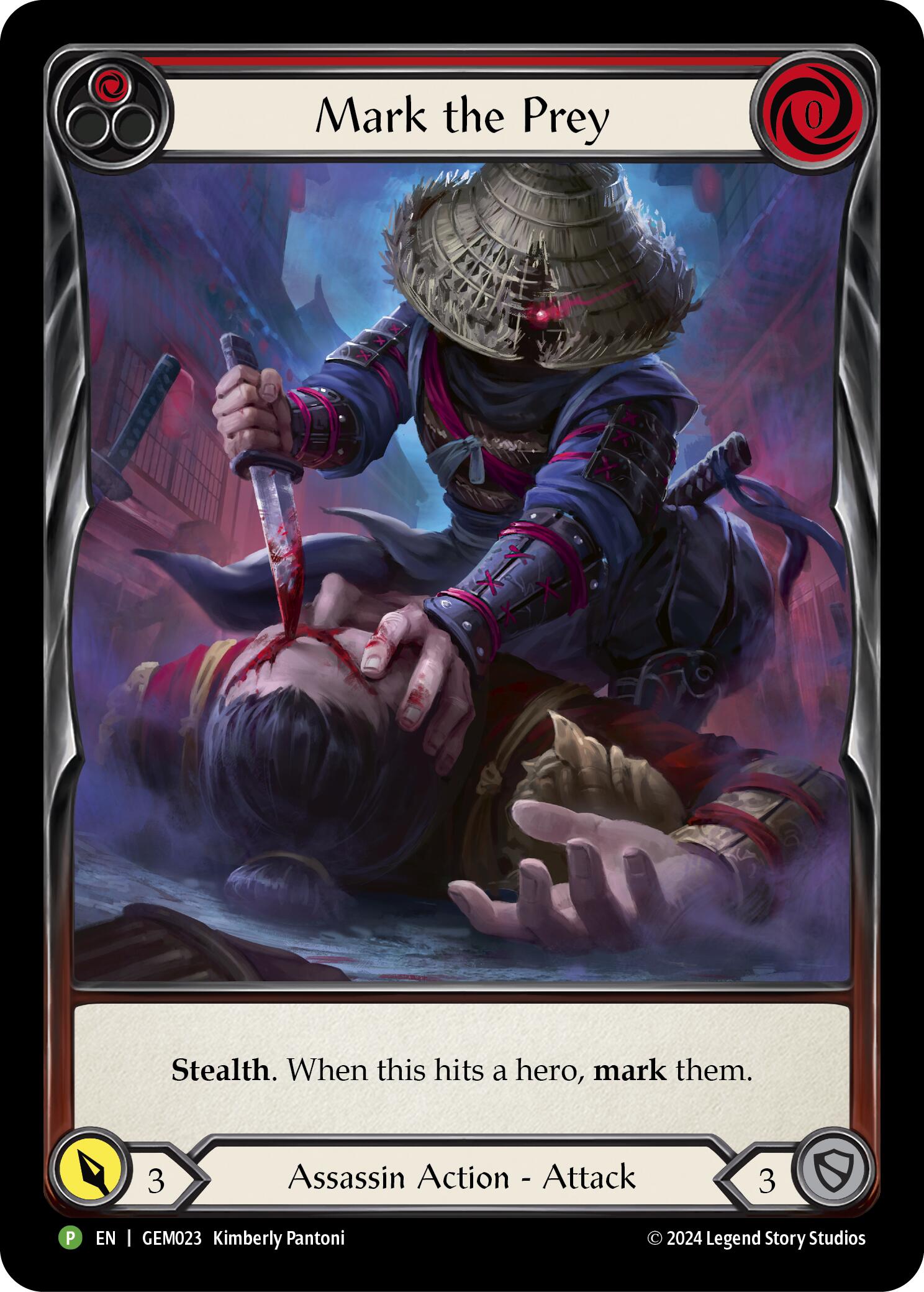 Mark the Prey (Red) [GEM023] (GEM Pack 1)  Rainbow Foil | Gamers Paradise