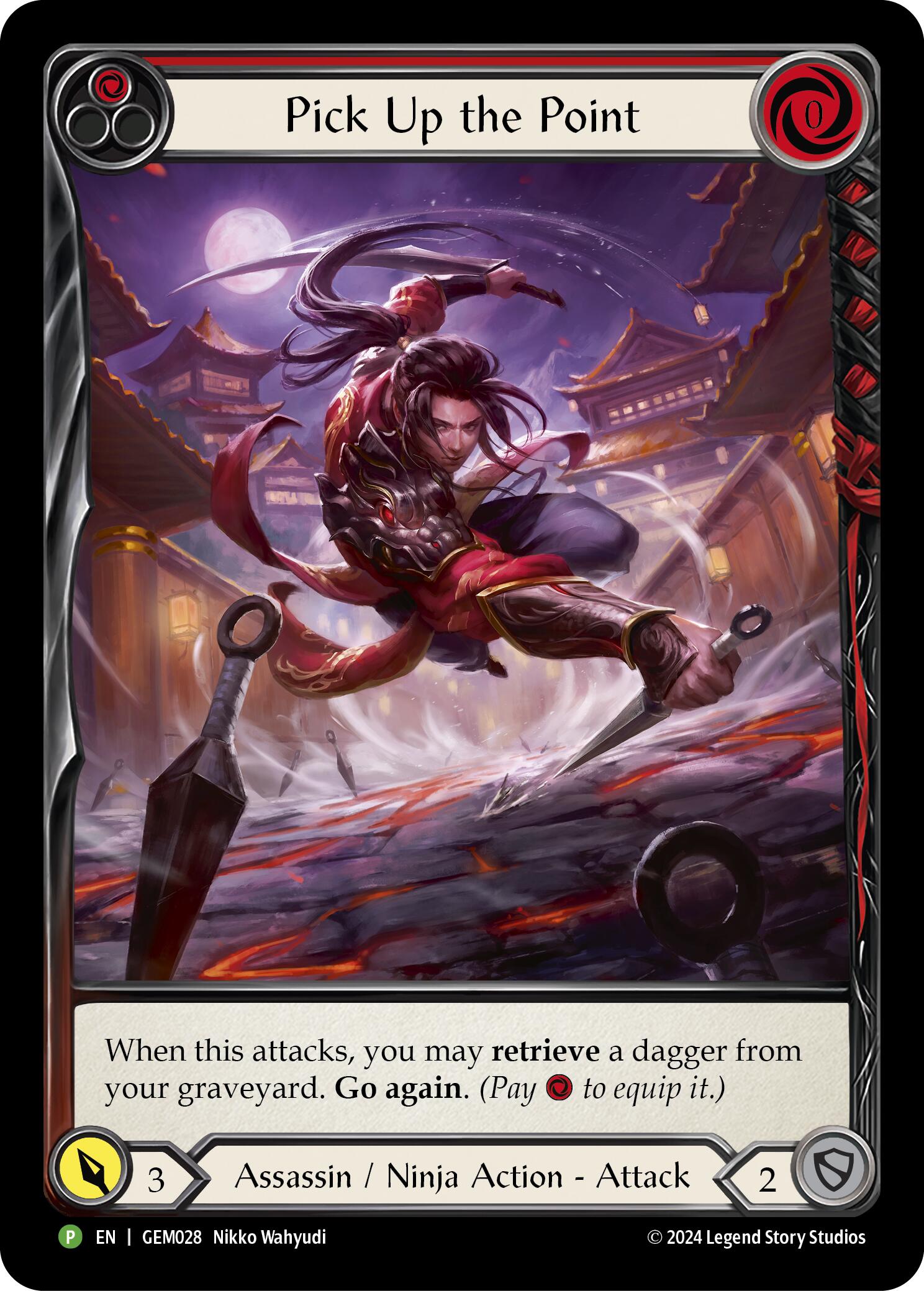 Pick Up the Point (Red) [GEM028] (GEM Pack 1)  Rainbow Foil | Gamers Paradise