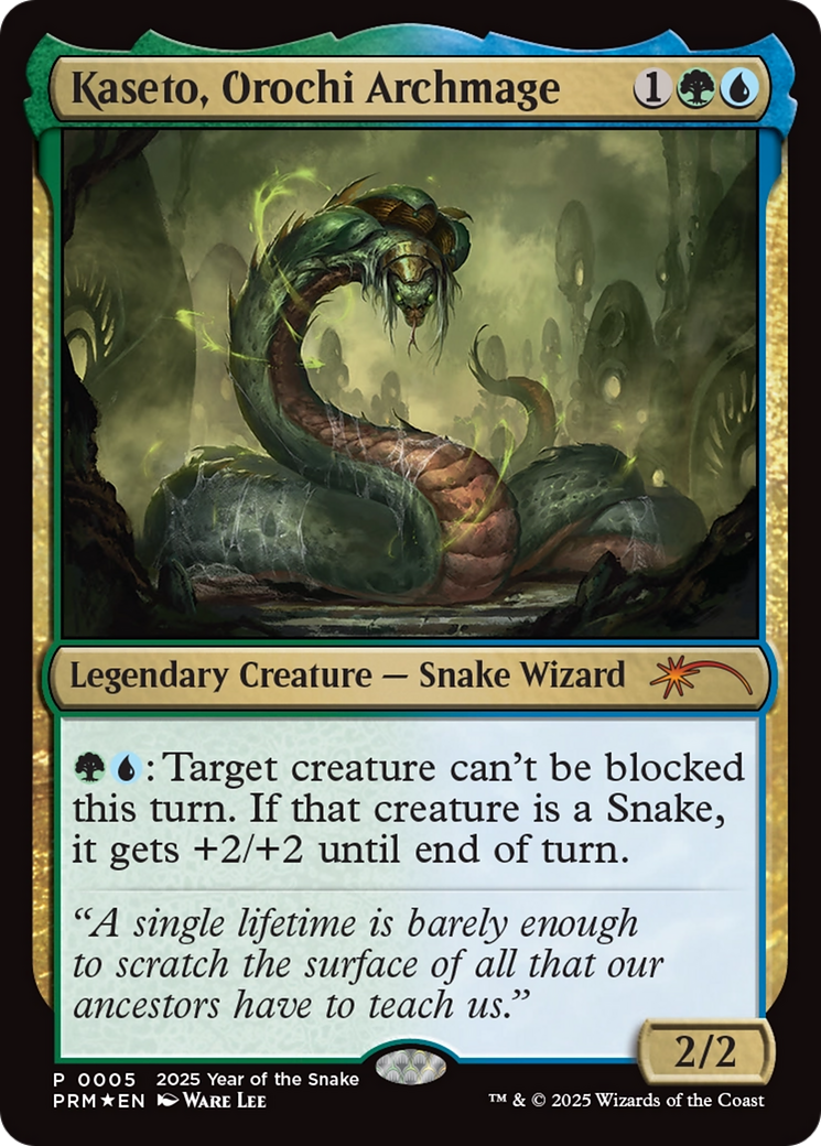 Kaseto, Orochi Archmage (Year of the Snake 2025) [Standard Showdown Promos] | Gamers Paradise