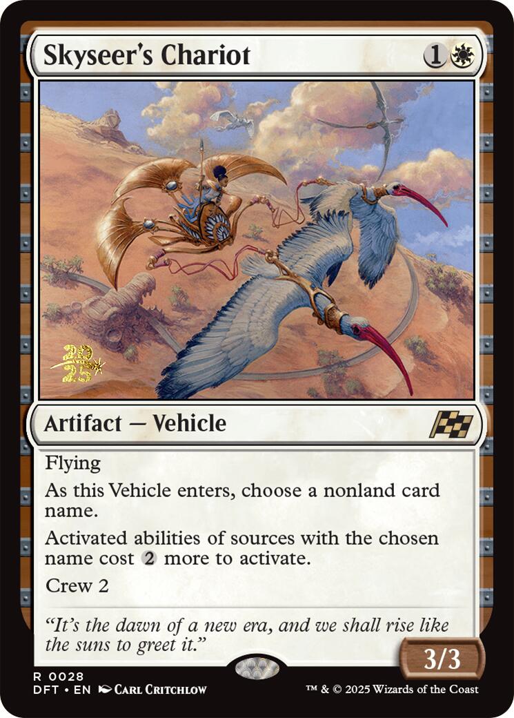 Skyseer's Chariot [Aetherdrift Prerelease Promos] | Gamers Paradise