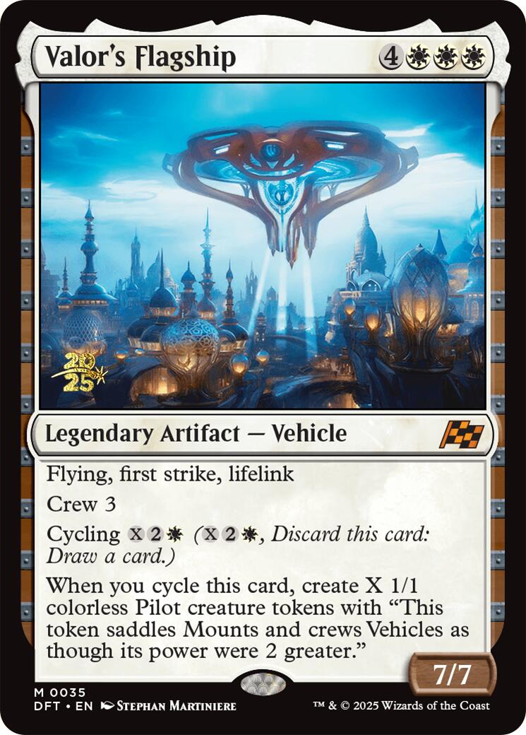 Valor's Flagship [Aetherdrift Prerelease Promos] | Gamers Paradise