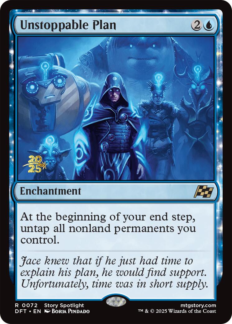 Unstoppable Plan [Aetherdrift Prerelease Promos] | Gamers Paradise