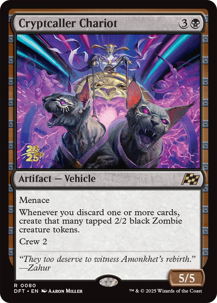 Cryptcaller Chariot [Aetherdrift Prerelease Promos] | Gamers Paradise