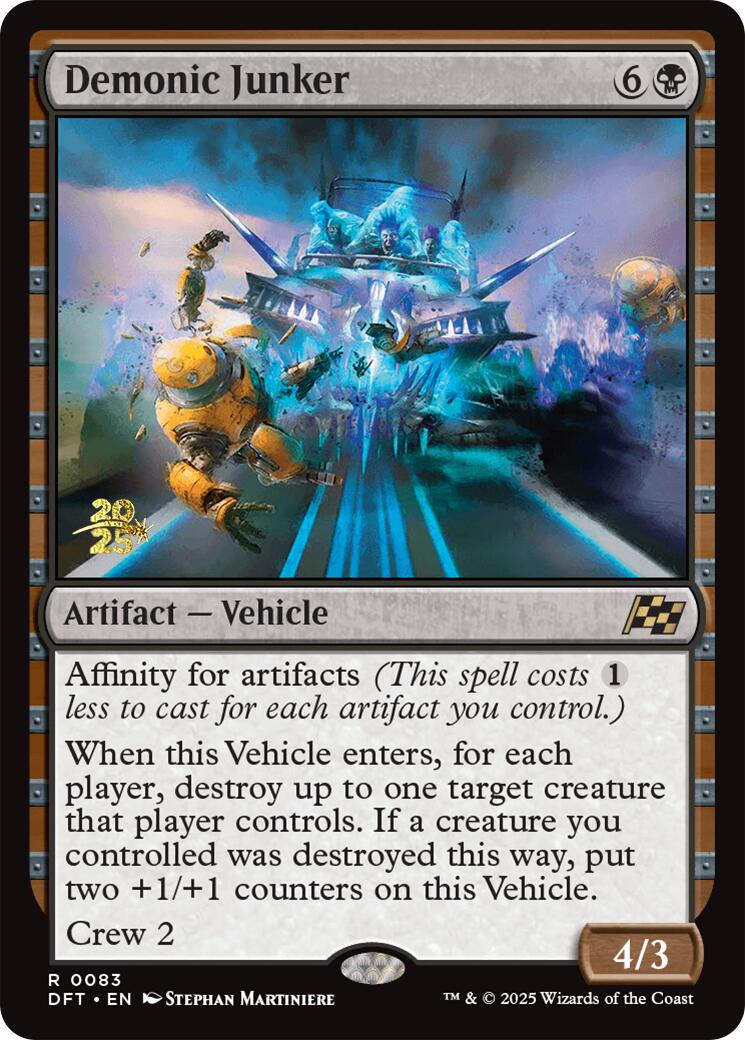 Demonic Junker [Aetherdrift Prerelease Promos] | Gamers Paradise