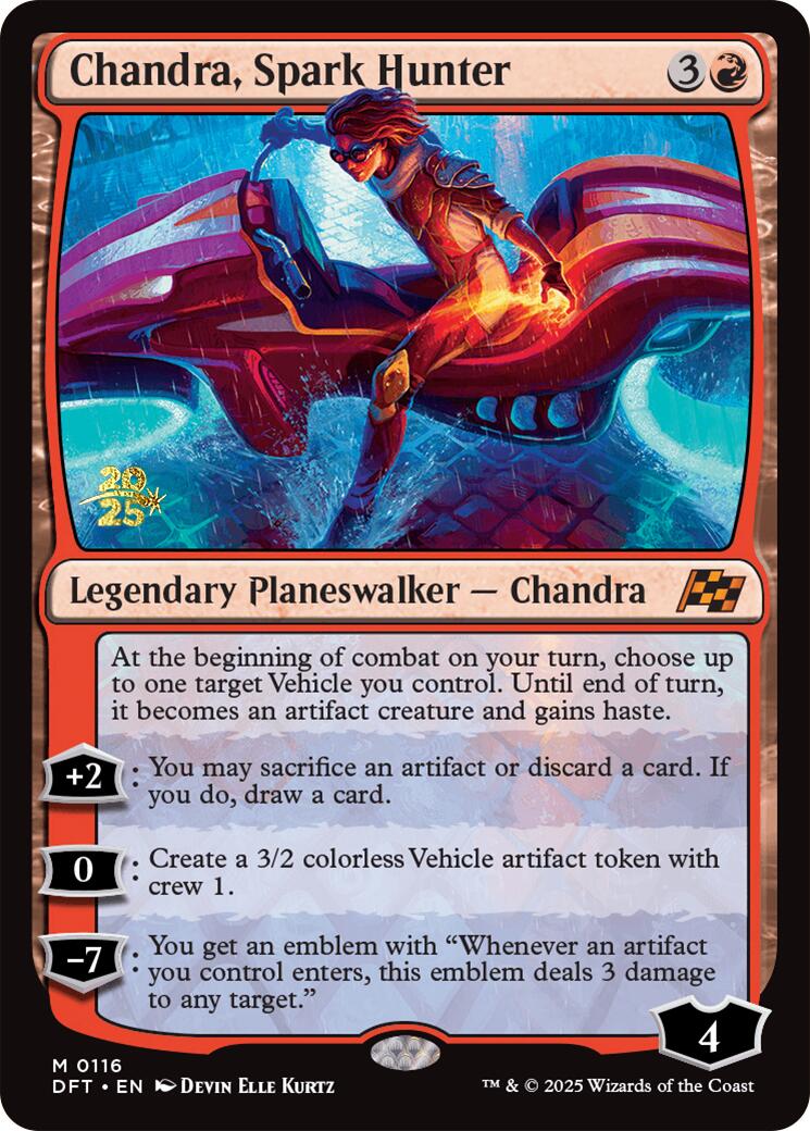 Chandra, Spark Hunter [Aetherdrift Prerelease Promos] | Gamers Paradise