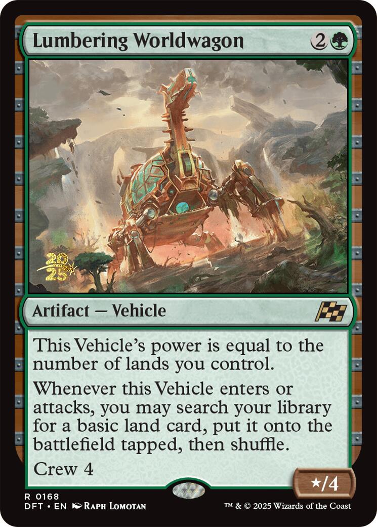 Lumbering Worldwagon [Aetherdrift Prerelease Promos] | Gamers Paradise