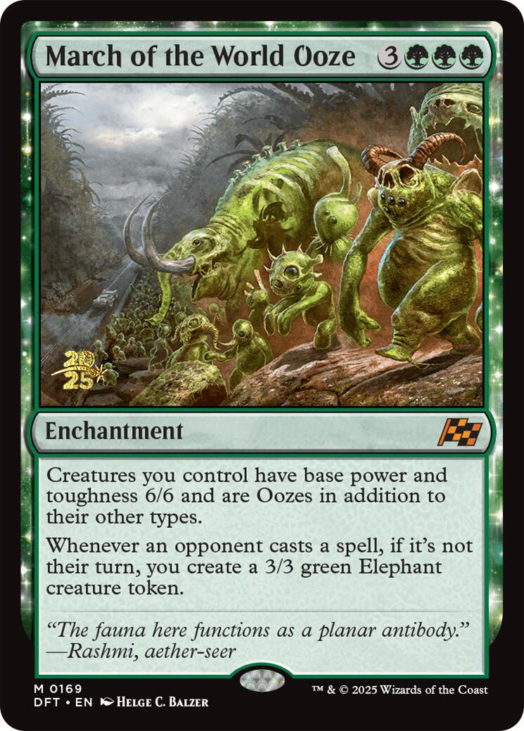 March of the World Ooze [Aetherdrift Prerelease Promos] | Gamers Paradise