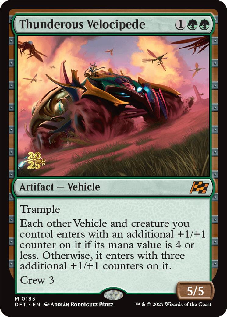 Thunderous Velocipede [Aetherdrift Prerelease Promos] | Gamers Paradise