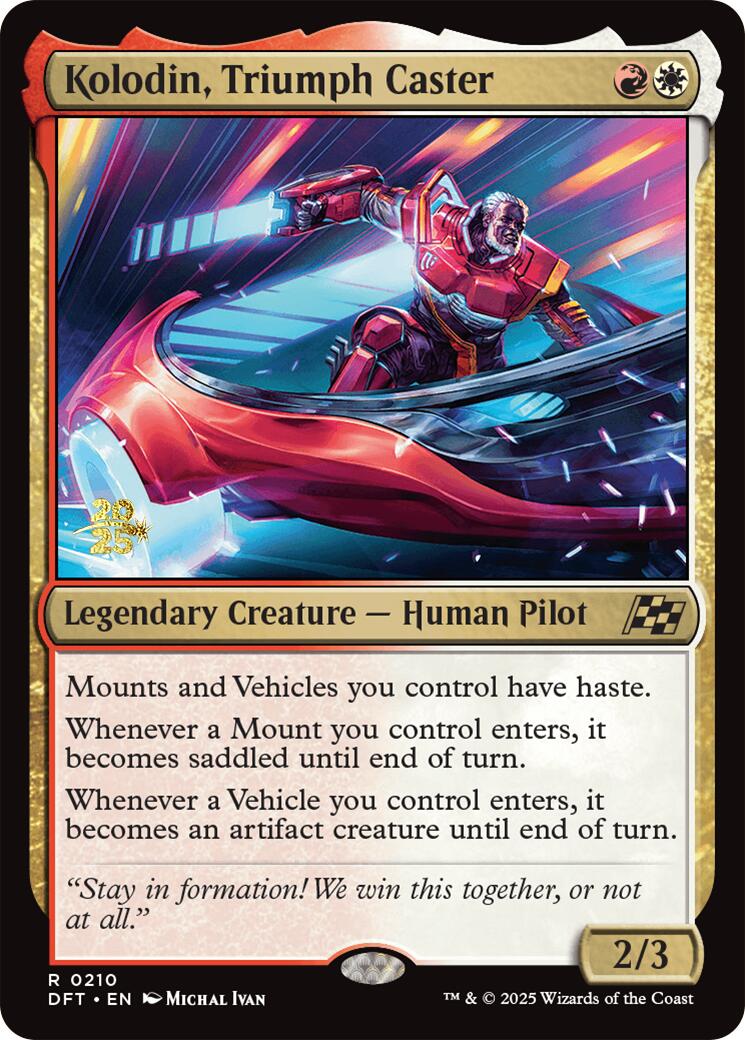 Kolodin, Triumph Caster [Aetherdrift Prerelease Promos] | Gamers Paradise