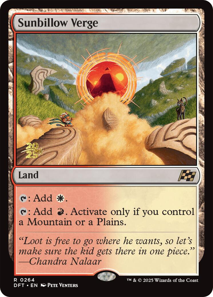 Sunbillow Verge [Aetherdrift Prerelease Promos] | Gamers Paradise