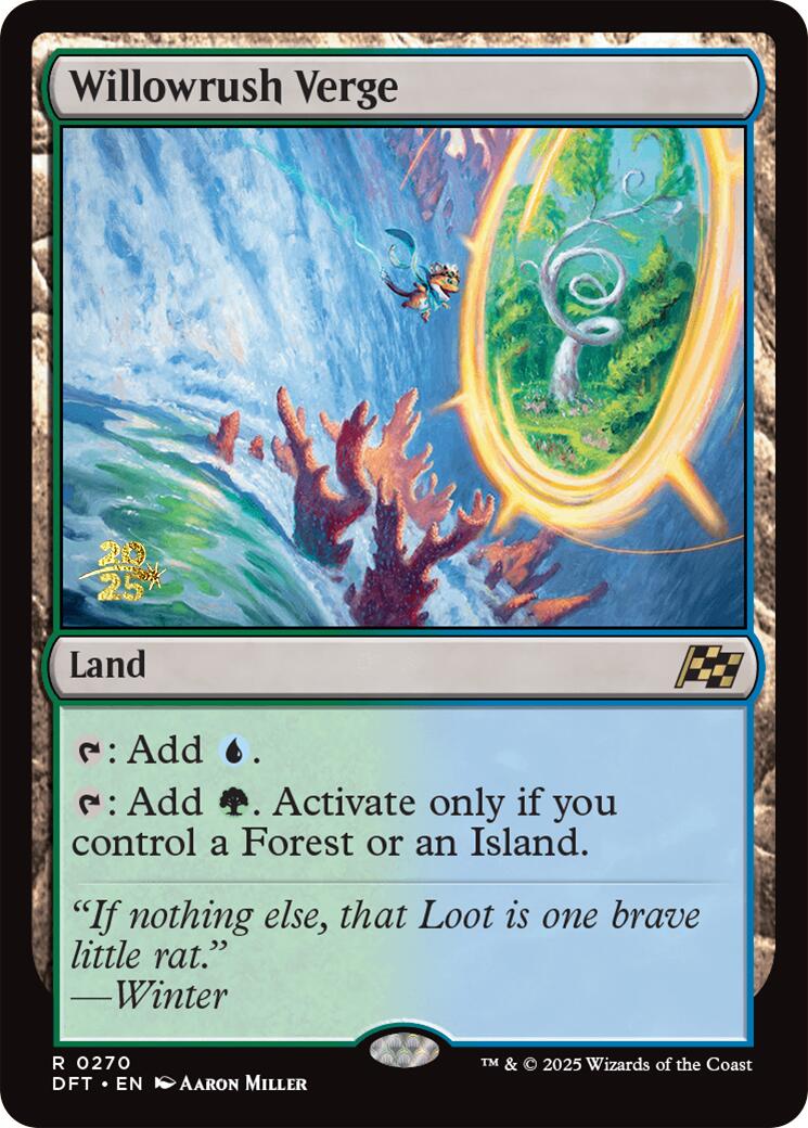 Willowrush Verge [Aetherdrift Prerelease Promos] | Gamers Paradise