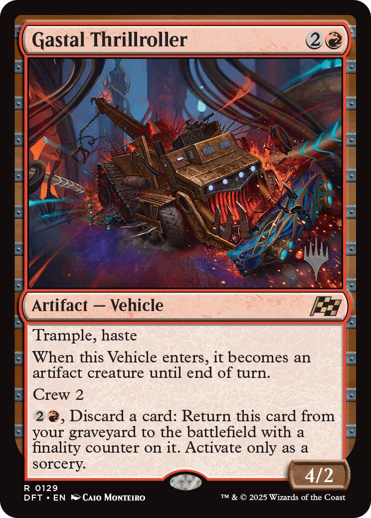 Gastal Thrillroller (Promo Pack) [Aetherdrift Promos] | Gamers Paradise