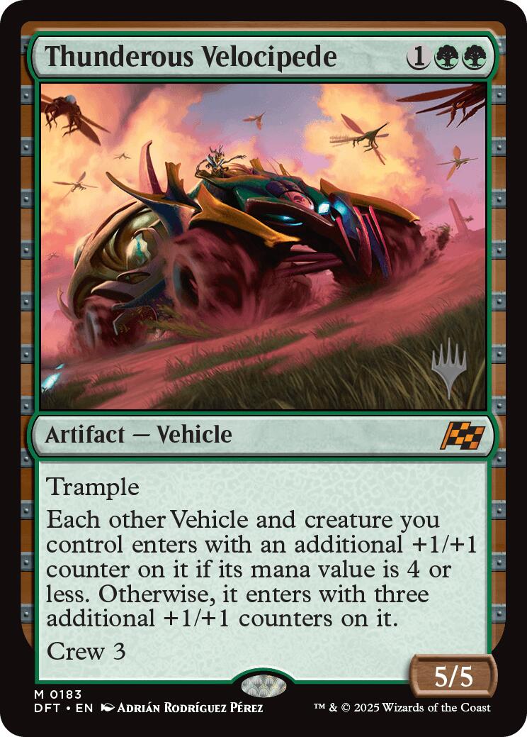 Thunderous Velocipede (Promo Pack) [Aetherdrift Promos] | Gamers Paradise