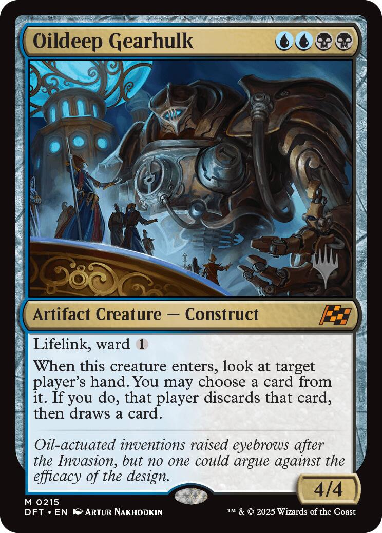 Oildeep Gearhulk (Promo Pack) [Aetherdrift Promos] | Gamers Paradise