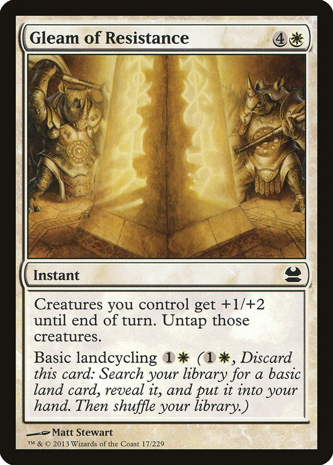 Gleam of Resistance [Modern Masters] | Gamers Paradise