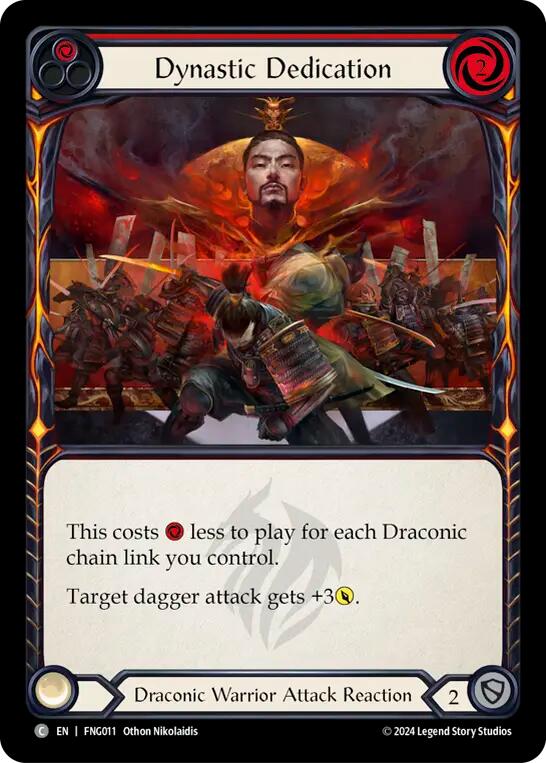 Dynastic Dedication (Red) [FNG011] (The Hunted Fang Blitz Deck) | Gamers Paradise