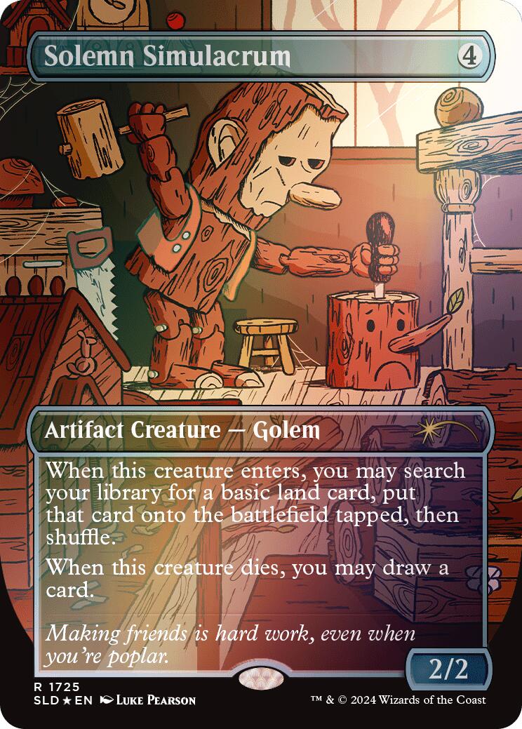 Solemn Simulacrum (1725) (Rainbow Foil) [Secret Lair Drop Series] | Gamers Paradise