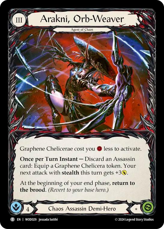 Arakni, Orb-Weaver [WOD029//WOD030] (The Hunted Arakni, Web of Deceit Blitz Deck) | Gamers Paradise