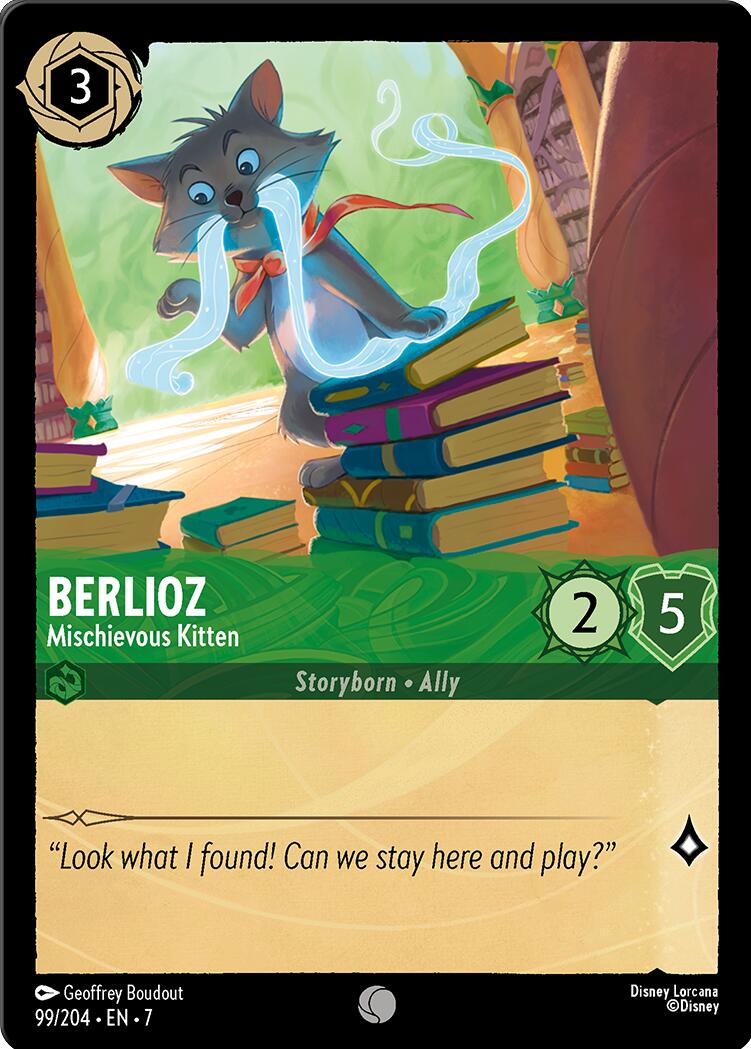 Berlioz - Mischievous Kitten (99/204) [Archazia's Island] | Gamers Paradise