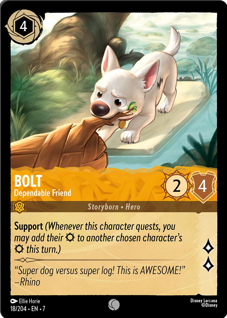 Bolt - Dependable Friend (18/204) [Archazia's Island] | Gamers Paradise