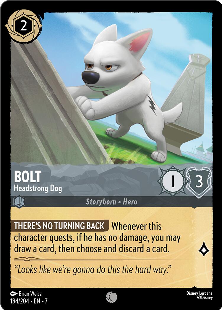 Bolt - Headstrong Dog (184/204) [Archazia's Island] | Gamers Paradise