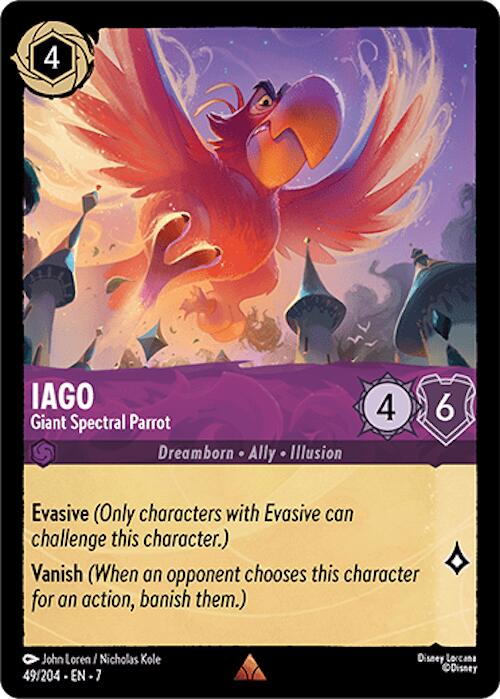 Iago - Giant Spectral Parrot (49/204) [Archazia's Island] | Gamers Paradise