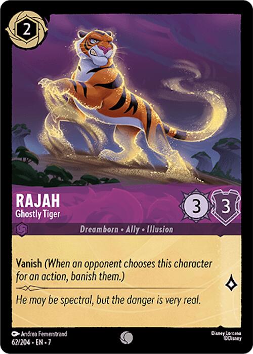 Rajah - Ghostly Tiger (62/204) [Archazia's Island] | Gamers Paradise