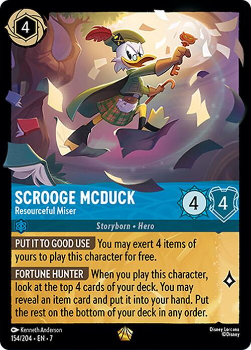 Scrooge McDuck - Resourceful Miser (154/204) [Archazia's Island] | Gamers Paradise