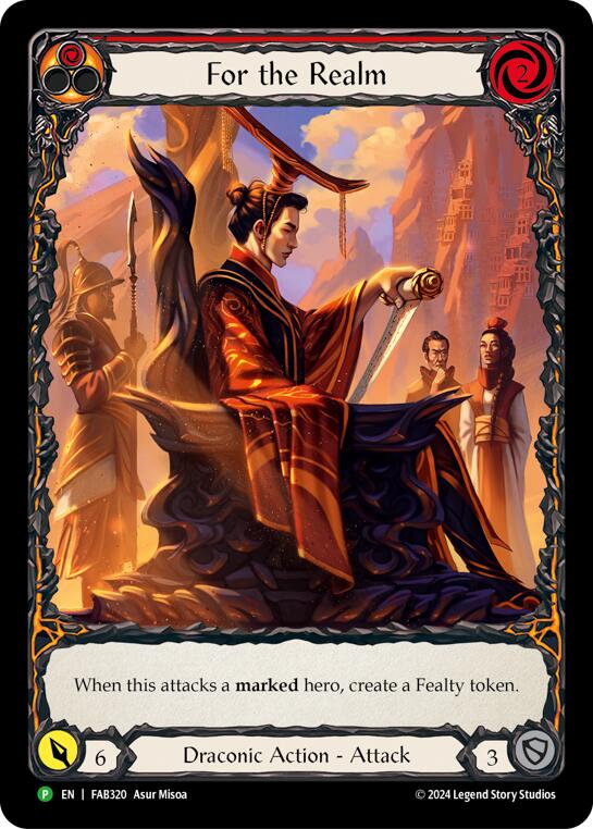 For the Realm [FAB320] (Promo)  Rainbow Foil | Gamers Paradise