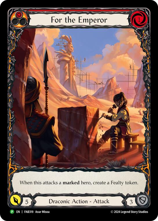 For the Emperor [FAB319] (Promo)  Rainbow Foil | Gamers Paradise