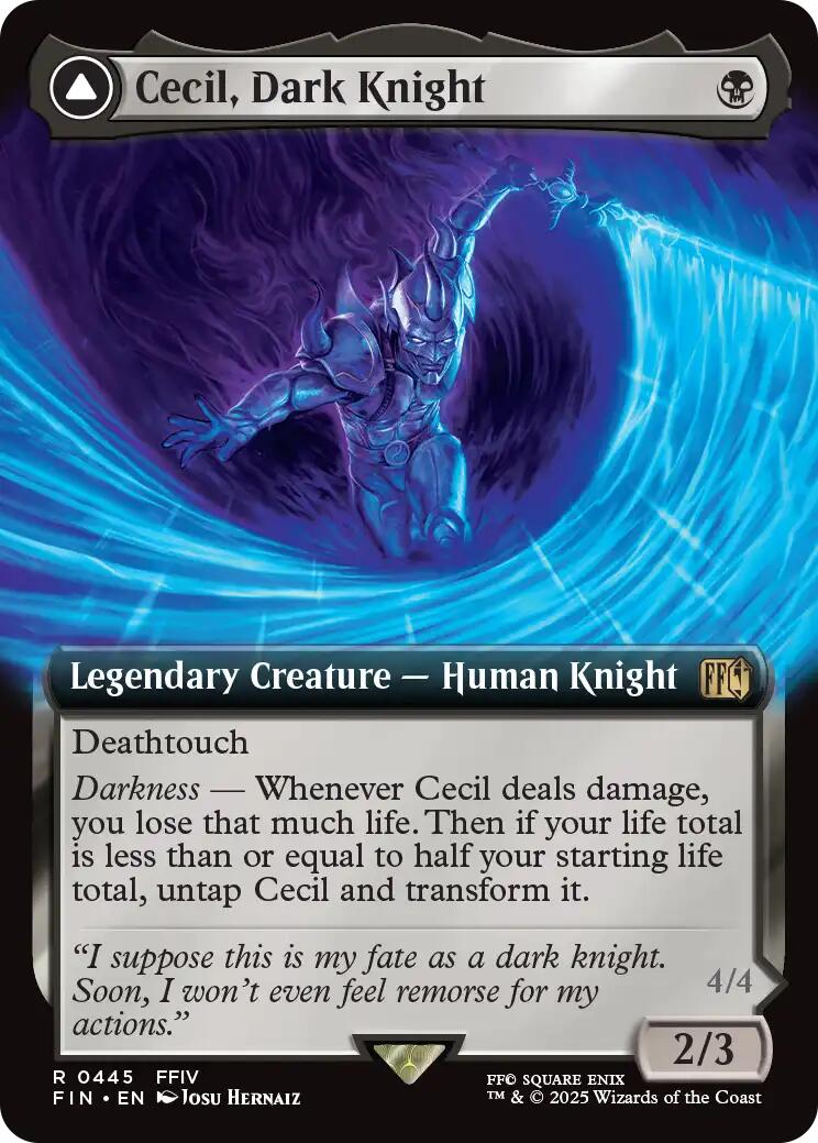 Cecil, Dark Knight // Cecil, Redeemed Paladin (Extended Art) [FINAL FANTASY] | Gamers Paradise