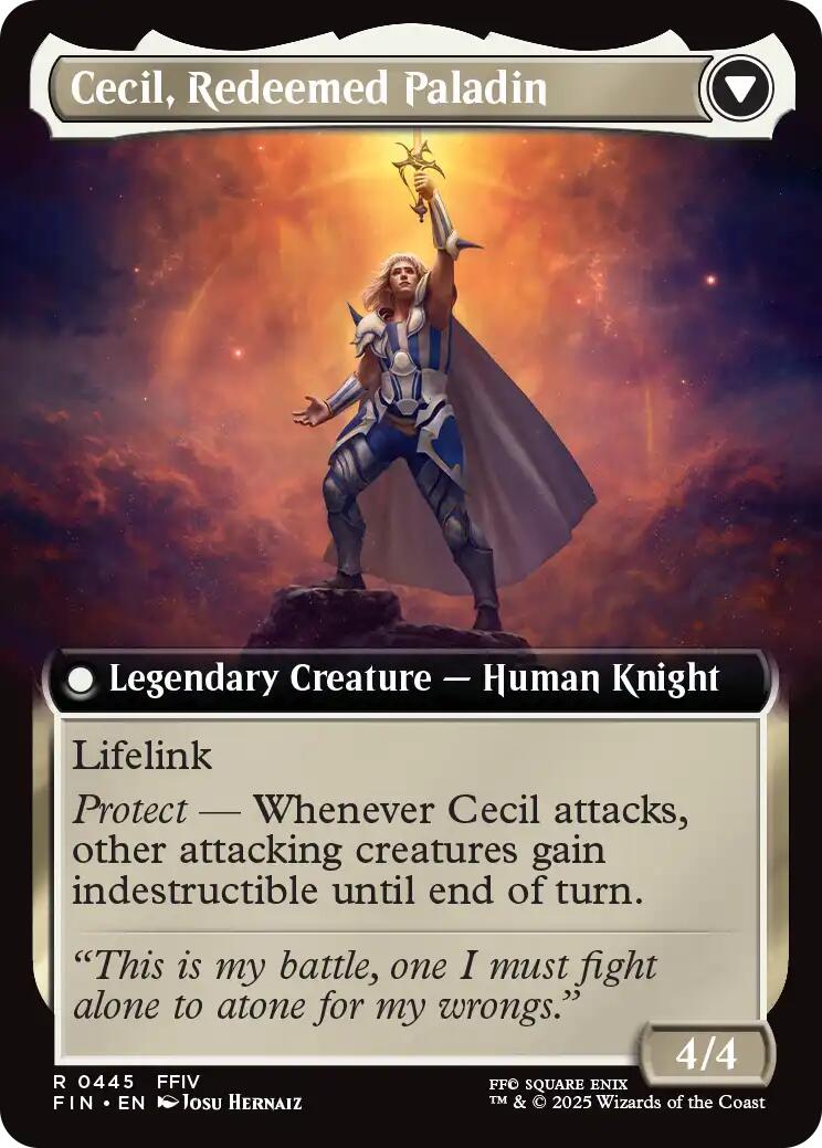 Cecil, Dark Knight // Cecil, Redeemed Paladin (Extended Art) [FINAL FANTASY] | Gamers Paradise